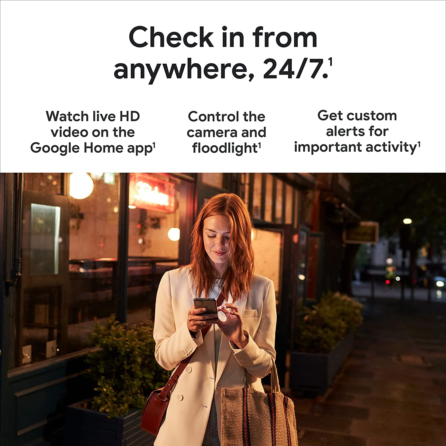 Google Nest Cam with Floodlight - Outdoor Camera - Floodlight Security Camera  Google   