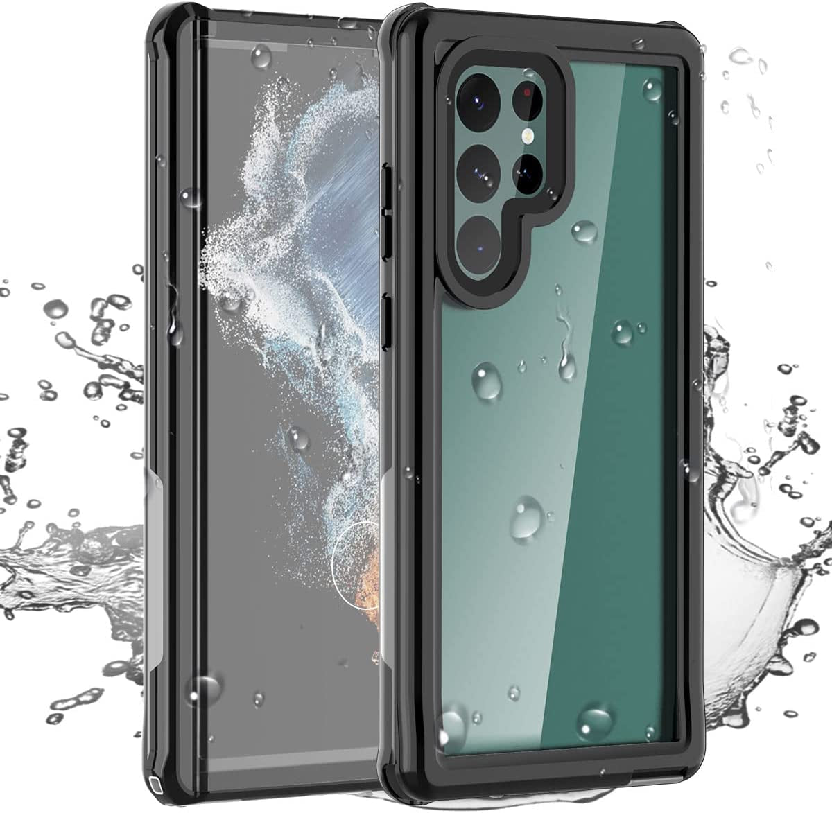 Aicase for Galaxy S22 Ultra Case,Heavy Duty 3-Layer Rugged Pocket-Friendly Phone Case,Durable Military Grade Protection Shockproof/Drop Proof/Dust-Proof Protective Cover for Samsung S22 Ultra 6.8“  AICase Waterproof  