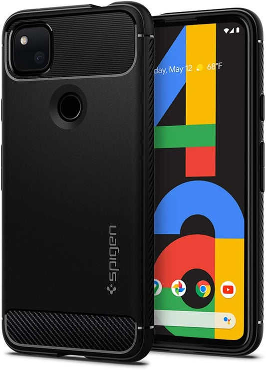 Spigen Rugged Armor Designed for Google Pixel 4A Case (2020) [NOT Compatible with Pixel 4A 5G] - Matte Black  Spigen   