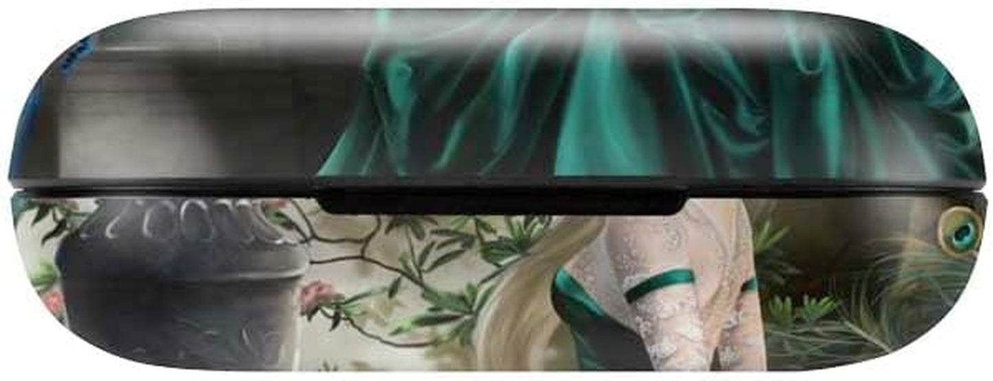 Skinit Decal Skin Compatible with Echo Buds - Officially Licensed Nene Thomas Woman with Peacocks by Nene Thomas Design  Skinit   