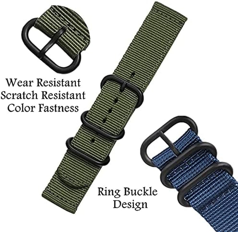 KAVJU for Garmin Venu SQ 2 2S Nylon Canvas Sport Watchband Bracelet 18Mm 20Mm 22Mm Band Straps for Garmin Vivoactive 3 4 4S Correa  KAVJU   