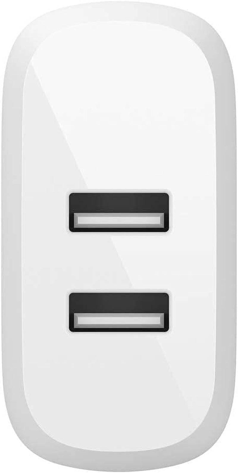 Belkin 24W Dual Port USB Wall Charger - Iphone Fast Charging - USB Charging Block for Power Bank, Iphone 14, Iphone13, Iphone 12, Iphone 11, Ipad Pro, Samsung & More, Iphone Cable Not Included  Belkin   