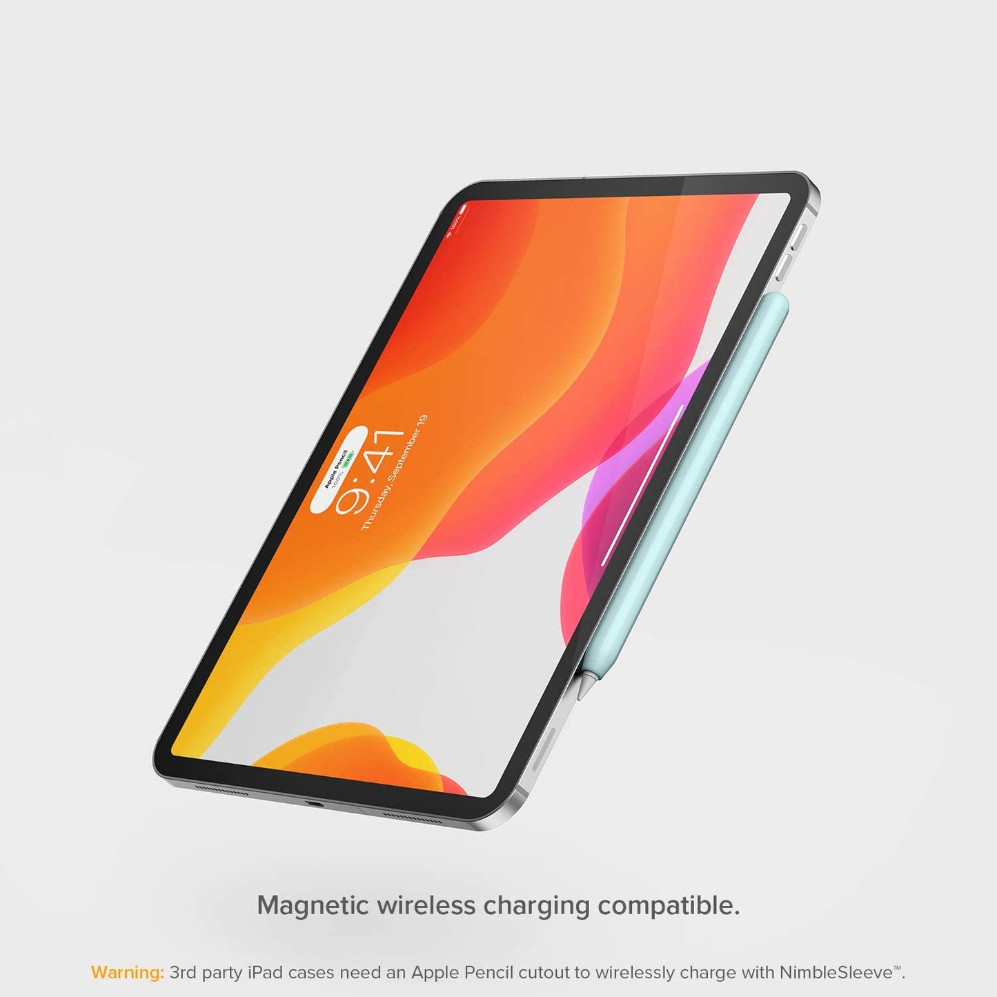 UPPERCASE Nimblesleeve Premium Silicone Case Holder Protective Cover Sleeve for Ipad Apple Pencil 2Nd Generation Only (Beige)  UPPERCASE Designs   