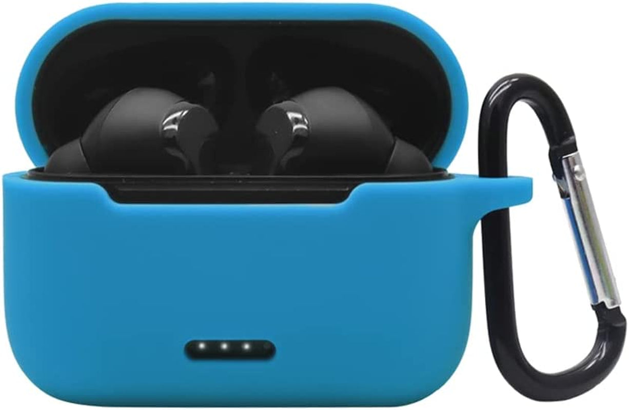 Claiol Silicone Case for TOZO NC2, Premium Shockproof Protective TOZO NC2 Case Cover with Keychain. (Black)  CLAIOL Blue  