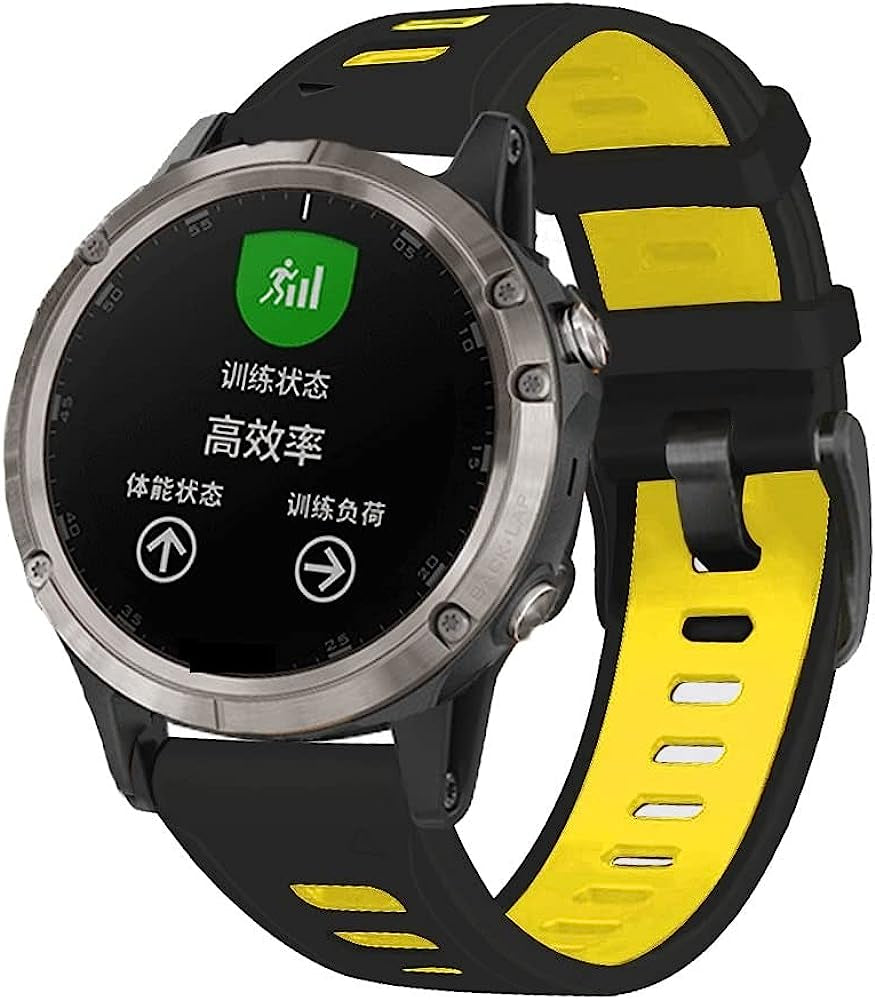 NDJQY 22 26Mm Watchband Replacement Silicone Band for Garmin Fenix 5 5X plus 6X 6 Pro 7 7X 3 3HR 945 Epix Watch Easyfit Strap Bracelet  NDJQY   