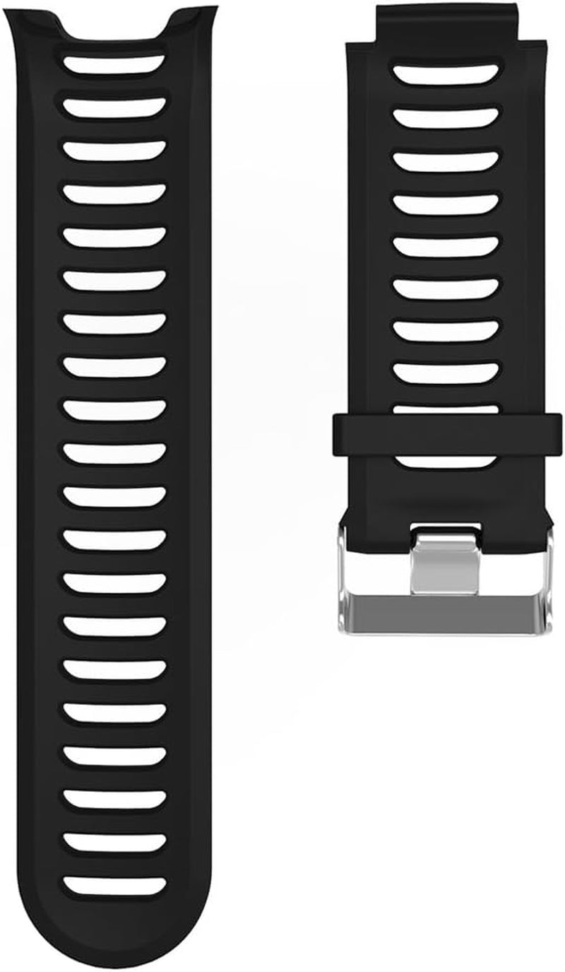 QGHXO Band for Garmin Forerunner 910XT, Soft Silicone Replacement Watch Band Strap for Garmin Forerunner 910XT Sport Watch, Fits 6.0 Inches-8.1 Inches Wrist  QGHXO   