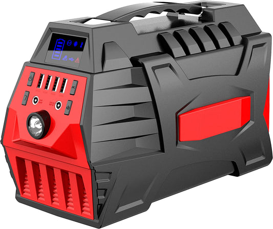 500W Portable Power Station, 296Wh Solar Generator Backup Battery Pack with 110V/500W AC Outlet, Portable Power Bank Outdoor Generators for Home Use, Emergency Outage, Camping Travel, RV Trip  Apowking   