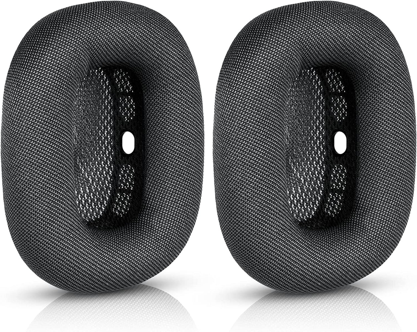 Airpods Max Ear Cushions, Comfortable & Easy to Install Airpods Max Accessories Replacement Earpads Earcups Compatible with Apple Airpods Max Headphones, a Knit-Mesh Canopy and Memory Foam(Space Gray)  QKIIP   