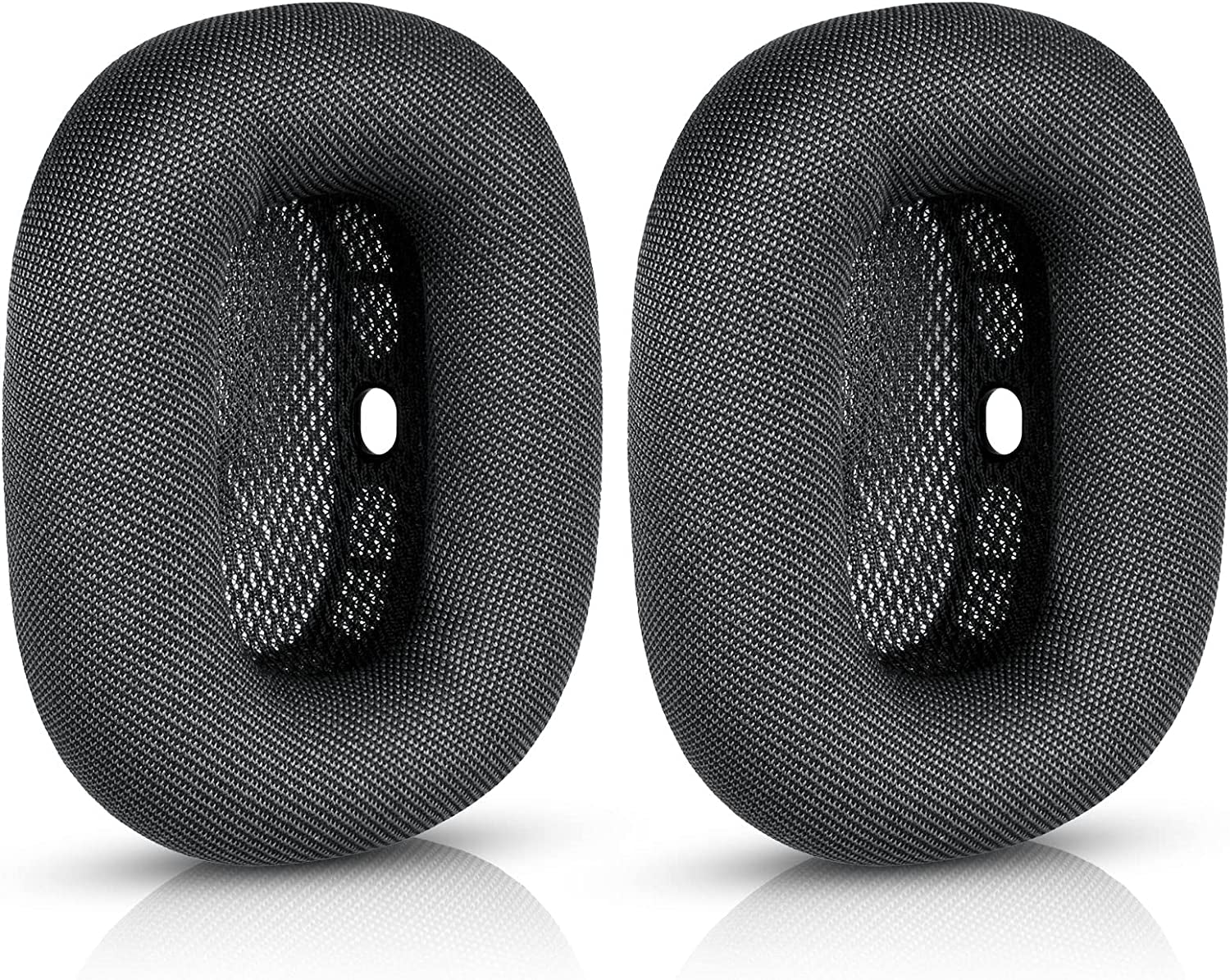 Airpods Max Ear Cushions, Comfortable & Easy to Install Airpods Max Accessories Replacement Earpads Earcups Compatible with Apple Airpods Max Headphones, a Knit-Mesh Canopy and Memory Foam(Space Gray)  QKIIP   