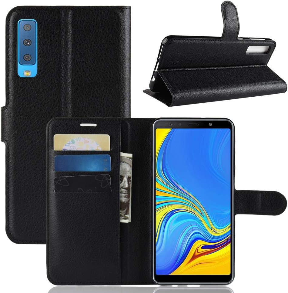 LG V40 Thinq Case, LG V40 Case CJ Sunshine Stand Feature Flip Wallet Cover/With Credit Card Slots/Magnetic Closure Cover, for LG V40 Thinq/Lg V40 Phone Protective Case(Green)  CJ Sunshine Black For Lg V40 Thinq/ Lg V40 