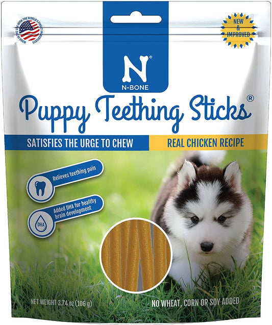 N-Bone Puppy Teething Treats,Chicken, 3.74 Oz (111150)  N-Bone   