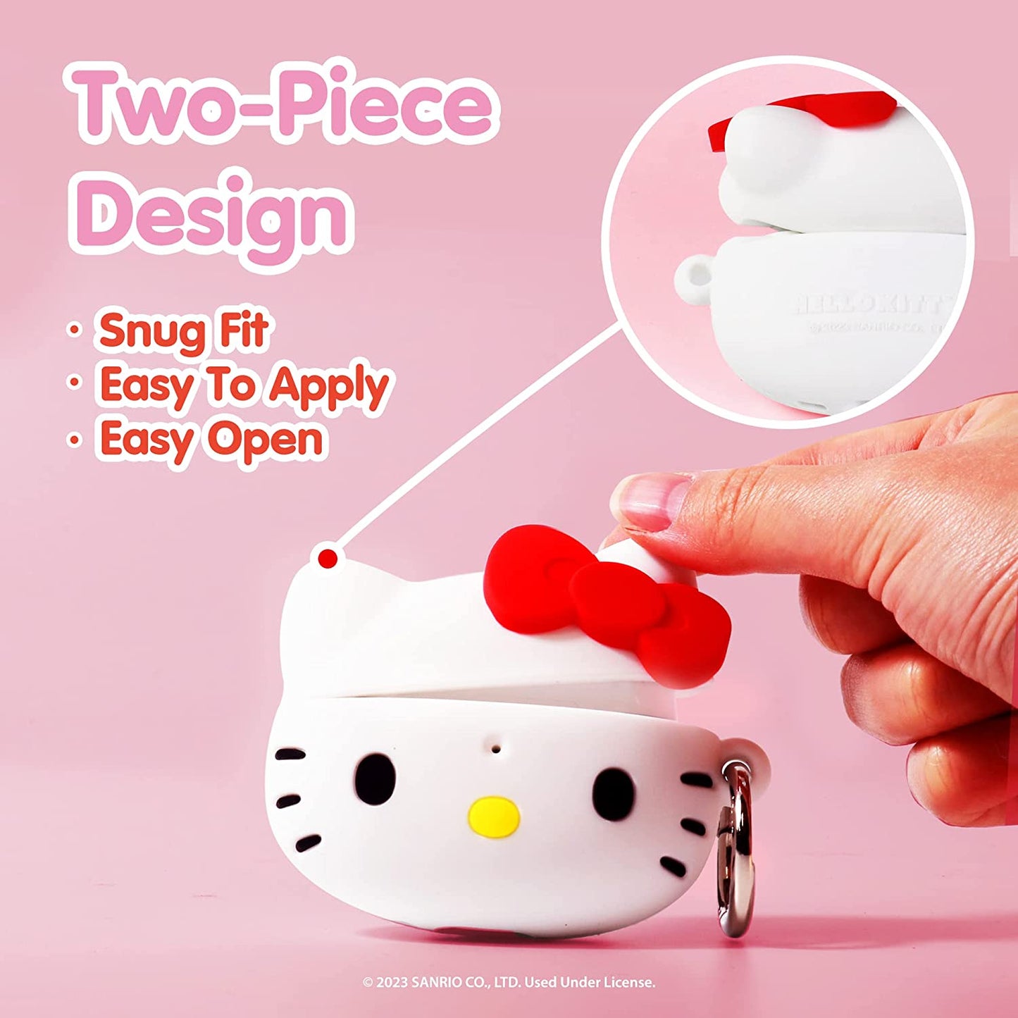 Iface Hello Kitty and Friends Cute Airpods Pro 2 Case Compatible with Airpods 2Nd Gen Pro - Cute Silicone Protective Cover [Carabiner Clip Included] [Wireless Charging Compatible] – Hello Kitty  iFace   