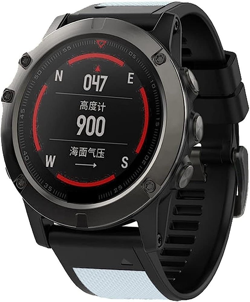 NIBYQ 26 22Mm Quick Fit Watchband for Garmin Fenix 6X 6Xpro 6 5X 5Plus 3 3HR Enduro Silicone Easyfit Wrist Band for Garmin Fenix 7X 7  NIBYQ   