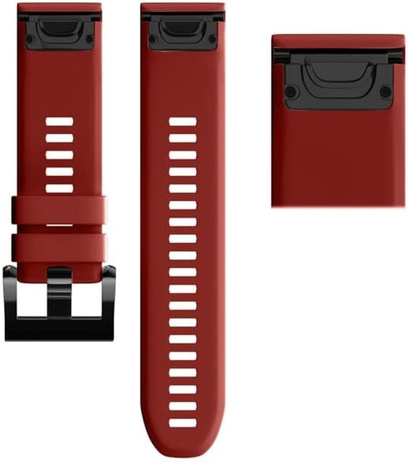 HEPUP 26Mm Quick Release Strap for Garmin Fenix 7X 6X Pro 5X Smart Watch Band 22Mm 20Mm Easy Fit Wrist Band for Fenix 7 6 5 6S 5S Plus  HEPUP G 22mm Fenix 7 