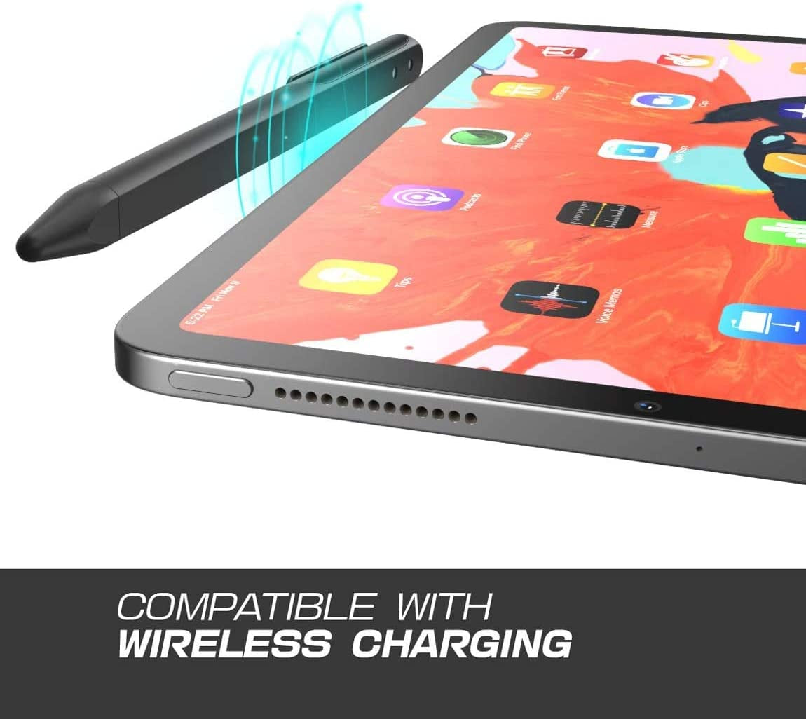 SUPCASE Silicone Protective Case for Apple Pencil (2Nd Generation), Anti-Slip Grip with Nib Cover (3 Pieces) Accessories (Black)  SUPCASE   