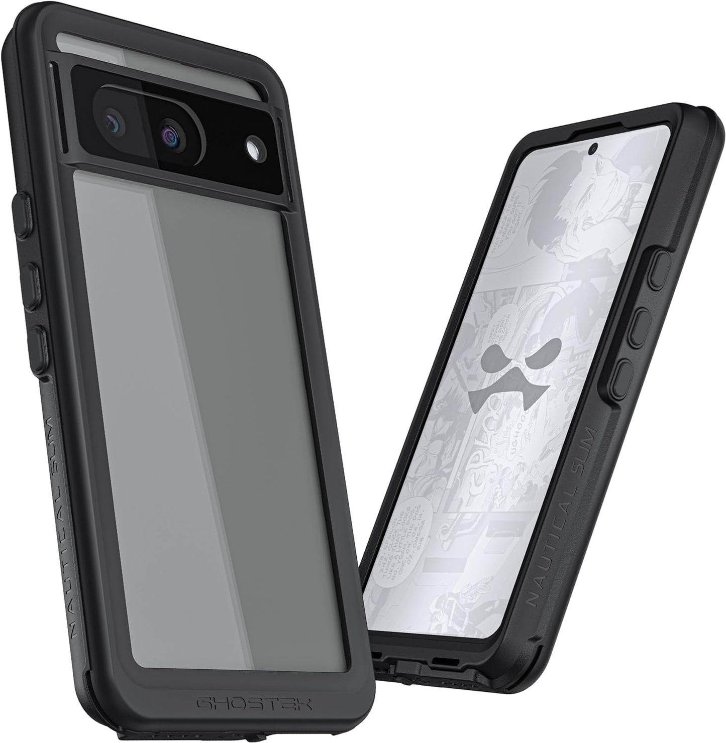 Ghostek Nautical Slim Waterproof Case for Google Pixel 8 Pro - Built-In Screen & Camera Lens Protector, Compatible with Wireless Charging (6.7 Inch, Clear)  Ghostek Clear Pixel 8 