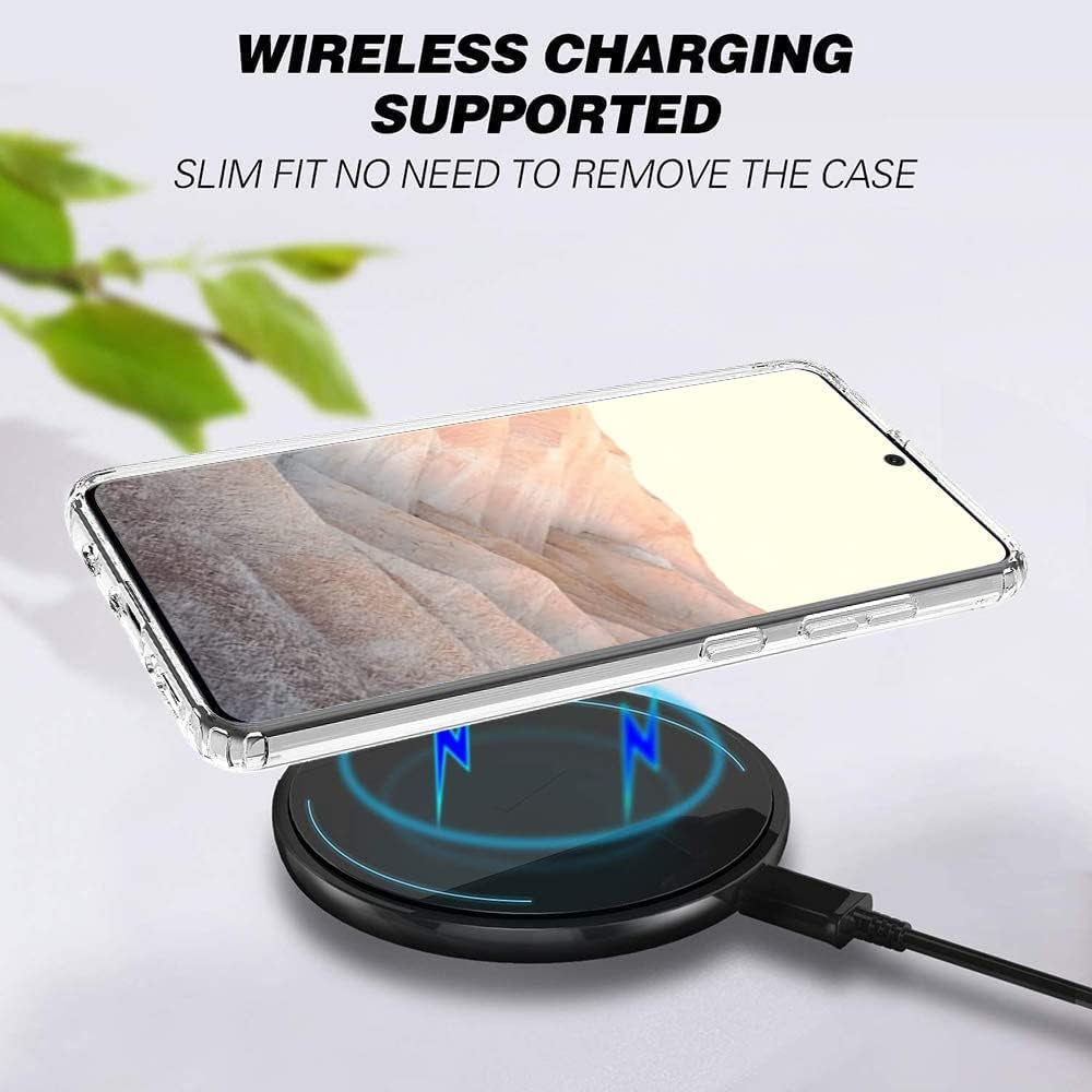 Kowauri Case for Google Pixel 6 Pro,Crystal Clear Hard PC Back Clear Slim TPU Bumper Shockproof Protective Cover Case for Google Pixel 6 Pro 2021 (Google Pixel 6 Pro)  Kowauri   