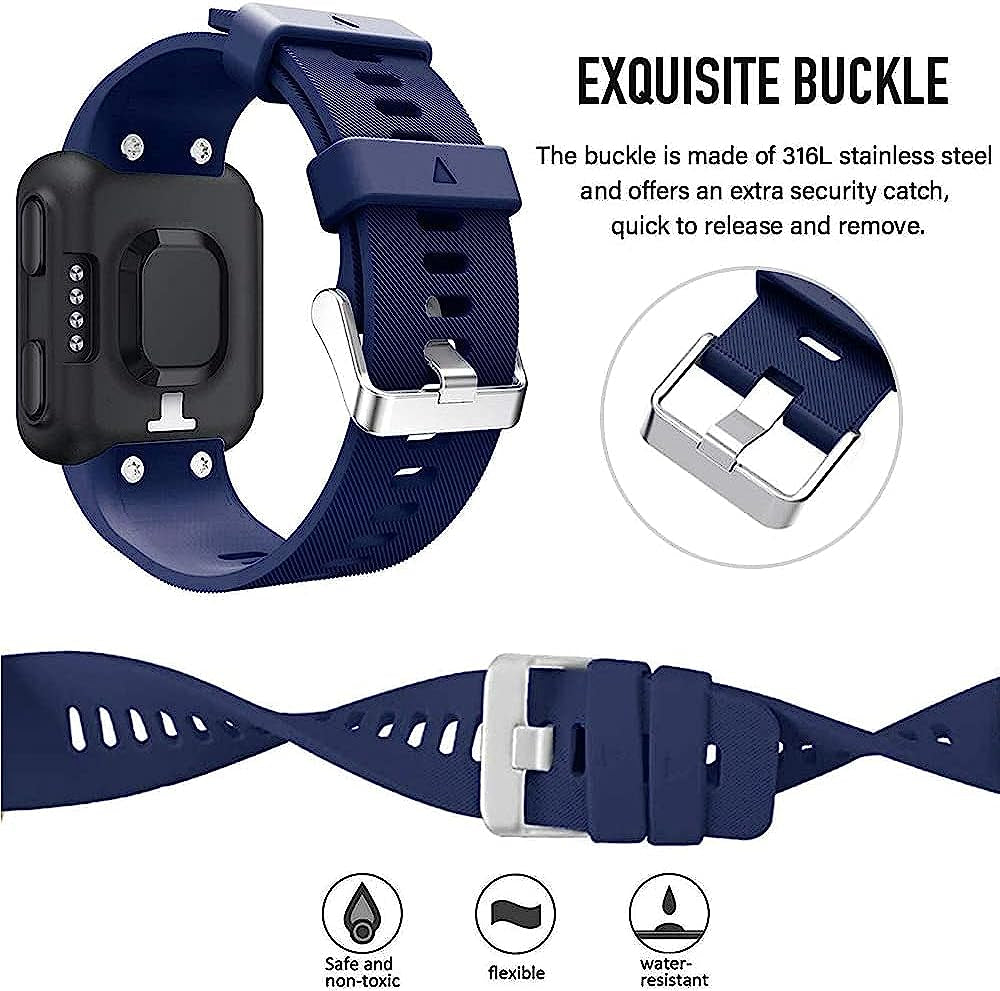 TPUOTI Silicone Watch Strap for Forerunner 35 Wrist Strap Bracelet for Garmin Forerunner 35 Smart Watch Replacement Band  TPUOTI   