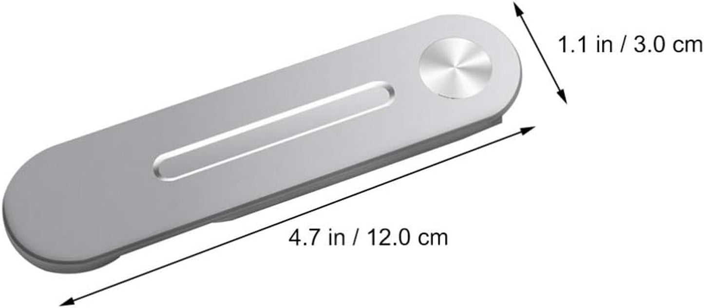 POPETPOP Pc Stand Laptop Extension Bracket - Side Mount Clip on Monitor Magnetic Laptop Phone Stand, Laptop Phone Holder Magnetic for Office or Portable Laptop Stand  POPETPOP   