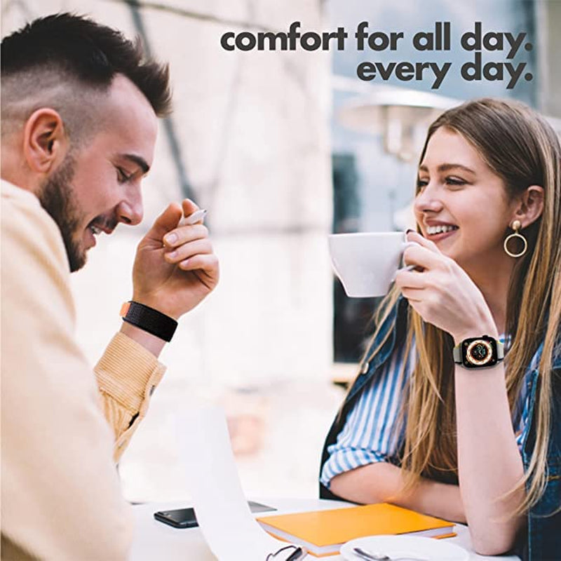 Beaverr 2-Pack Trail Loop Band Compatible with Apple Watch Ultra SE 8 7 6 5 4 3 2 1, Available in Sizes 49Mm 45Mm 44Mm 42Mm 41Mm 40Mm 38Mm, Soft Nylon Sport Iwatch Replacement Strap for Men and Women  Beaverr   