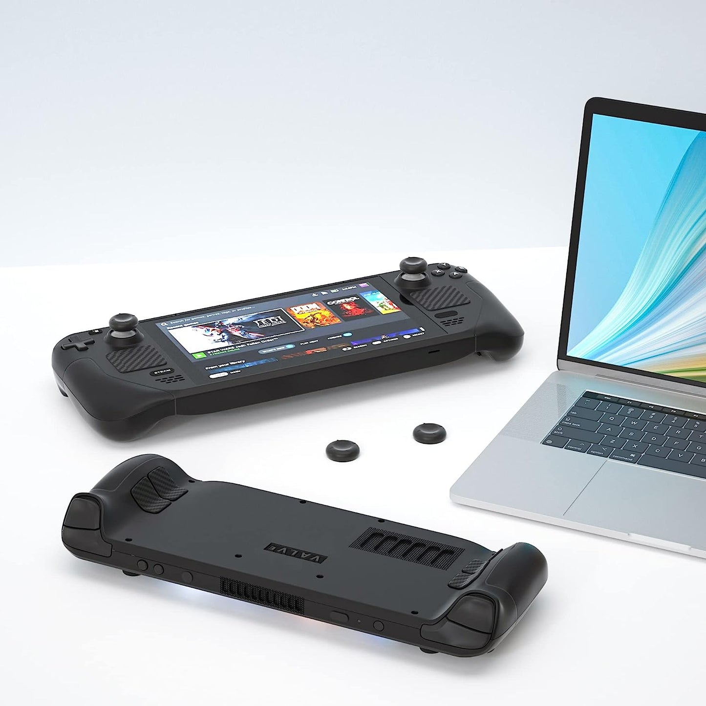 GLDRAM 16 in 1 Protective Dust-Proof Kit for Steam Deck, Dust Filter Cover, Dust Plug, Touch Pad Sticker, Button Protection Sticker, Rocker Cap  GLDRAM   