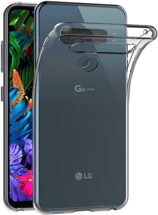 Maijin Case for LG G8 Thinq (6.1 Inch) Soft TPU Rubber Gel Bumper Transparent Back Cover  MaiJin   