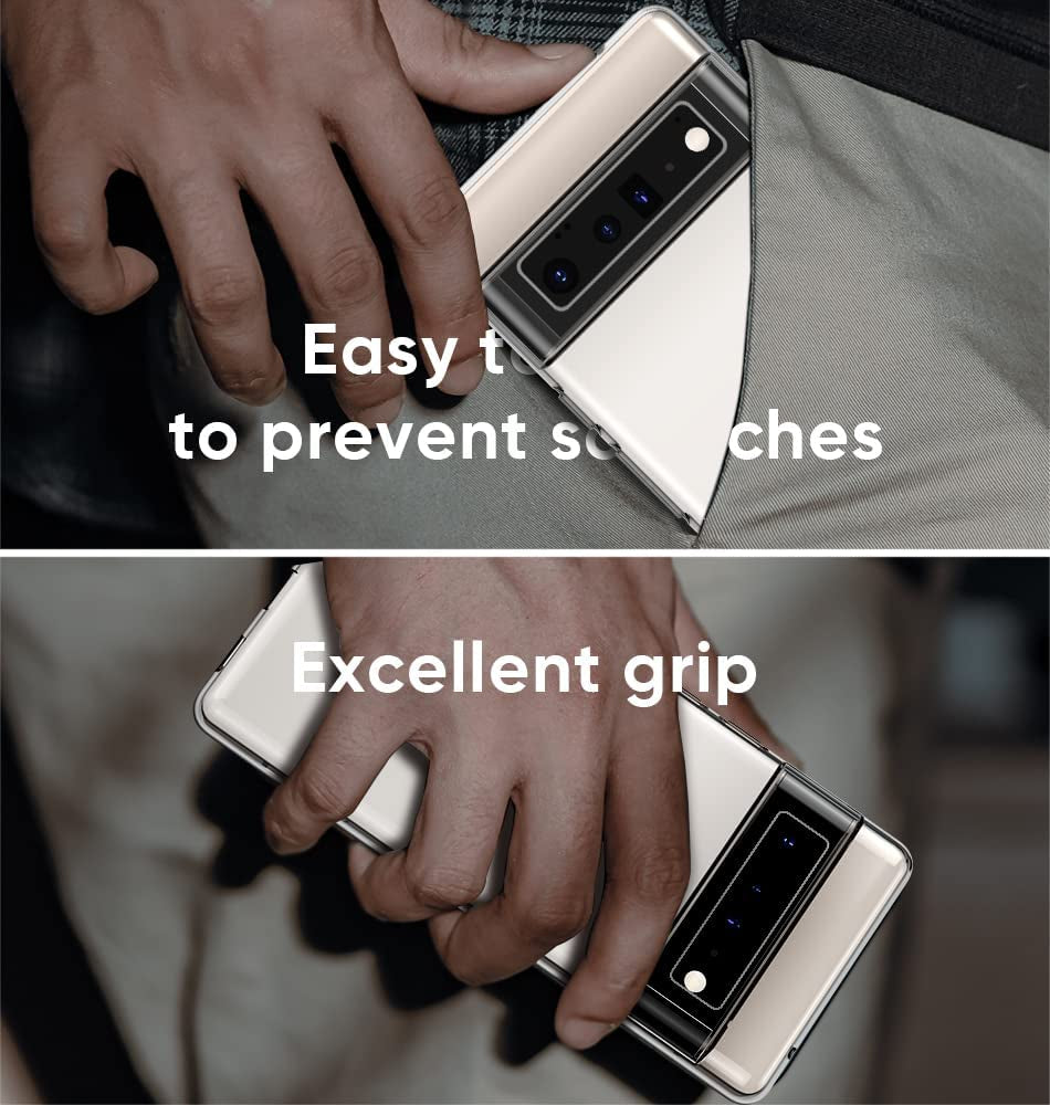 Raysmark Google Pixel 6 Pro Case, Ultra [Slim Thin] Scratch Resistant TPU Rubber Soft Silicone Protective Crystal Clear Case Cover for Google Pixel 6 Pro (Clear)  Raysmark   