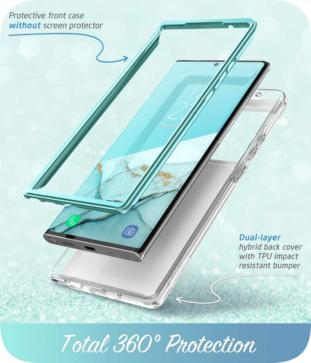 I-Blason Cosmo Series Protective Bumper Case for Galaxy Note 20 Ultra (2020 Release), Marble Ocean  i-Blason LLC   