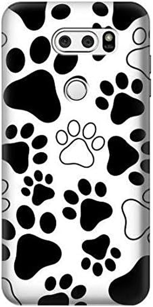 R2904 Dog Paw Prints Case Cover for LG V30, LG V30 Plus, LG V30S Thinq, LG V35, LG V35 Thinq  JJ Phone Case   