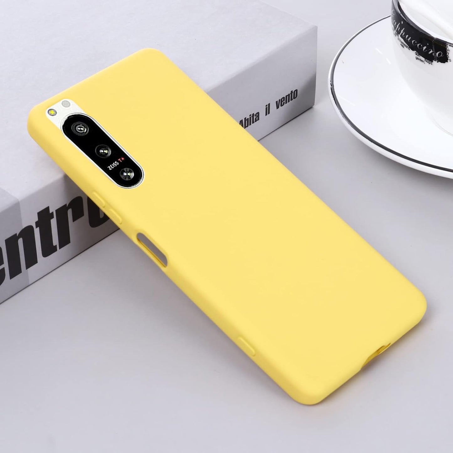 Compatible with Sony Xperia 5 IV 6.1" 2022 Slim Silicone Shockproof Back Case Cover Full Body Cover Slim Phone Case for Sony Xperia 5 IV 6.1" 2022  XBS-Better   