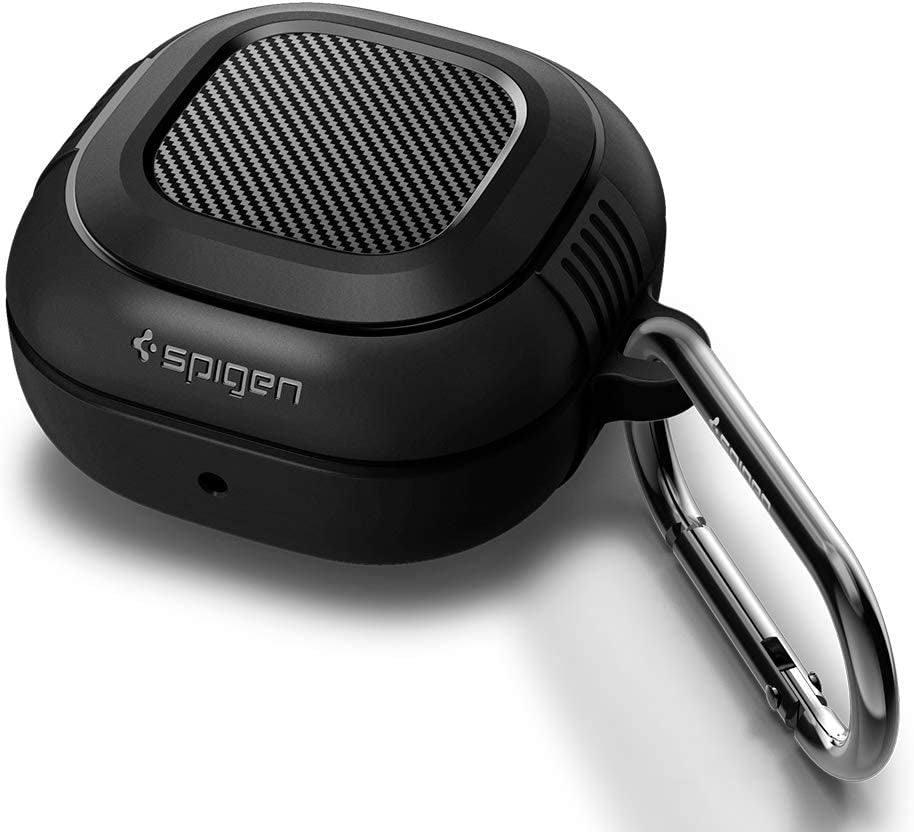 Spigen Rugged Armor Designed for Galaxy Buds2 Pro Case (2022) / Galaxy Buds 2 Case (2021) / Galaxy Buds Pro Case (2021) / Galaxy Buds Live Case (2020) - Matte Black  Spigen   