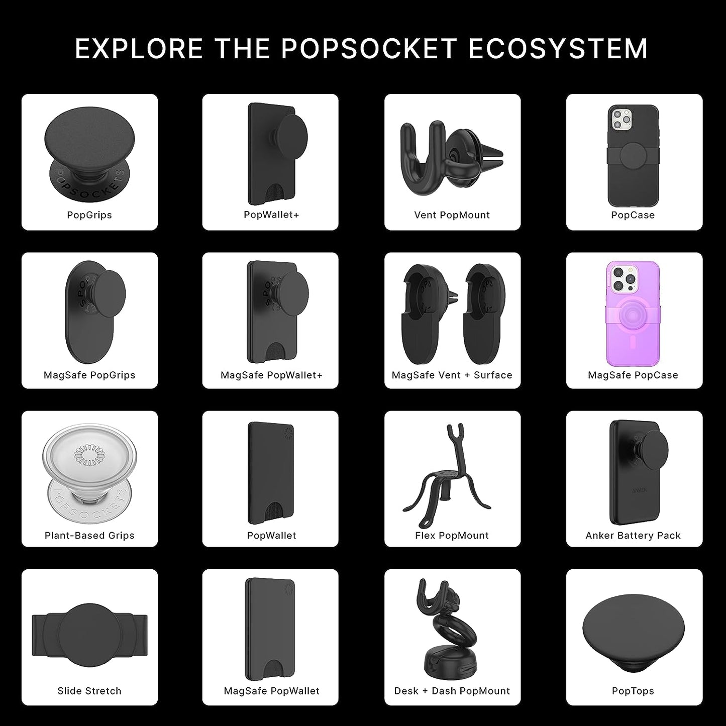 Popsockets Iphone 14 Pro Case with Phone Grip and Slide Compatible with Magsafe, Phone Case for Iphone 14 Pro, Wireless Charging Compatible - Pink Translucent  PopSockets   