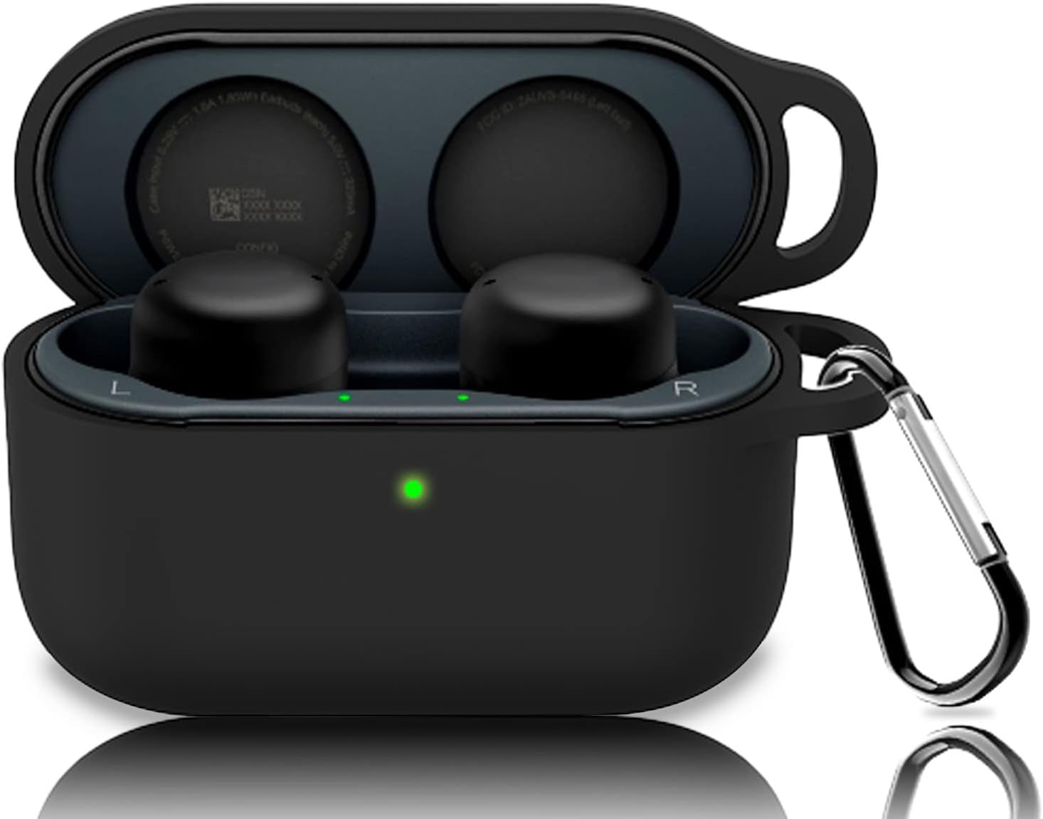 LEFXMOPHY Case Cover Replacement for 3Cho Buds (2Nd Gen) / 2 Generation Wireless Earbuds, Black Silicone Protective Skin  LEFXMOPHY   