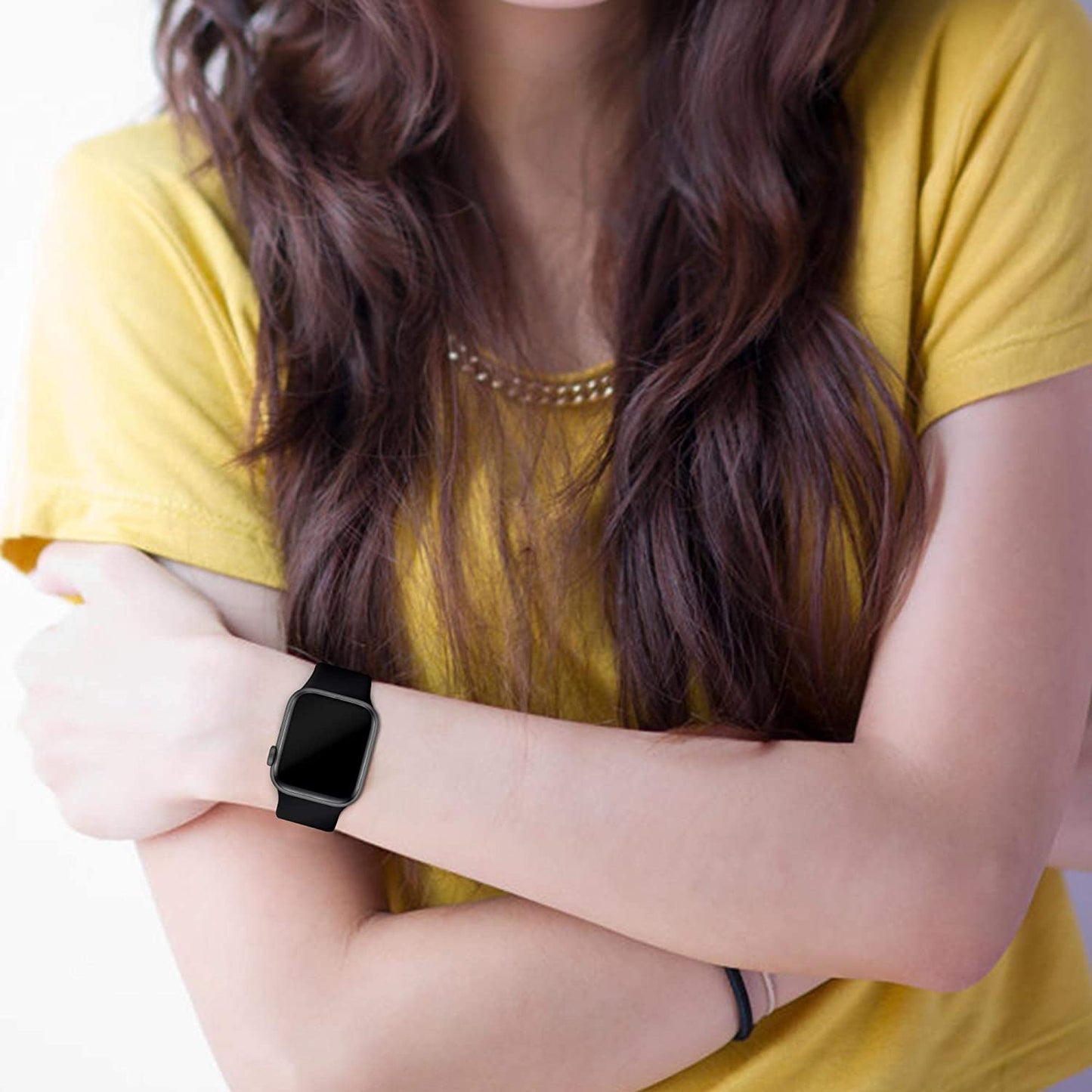 Acrbiutu Bands Compatible with Apple Watch 38Mm 40Mm 41Mm 42Mm 44Mm 45Mm 49Mm, Replacement Soft Silicone Sport Accessory Strap Wristbands for Iwatch Series Ultra 8/7/6/5/4/3/2/1 SE Women Men  Acrbiutu   