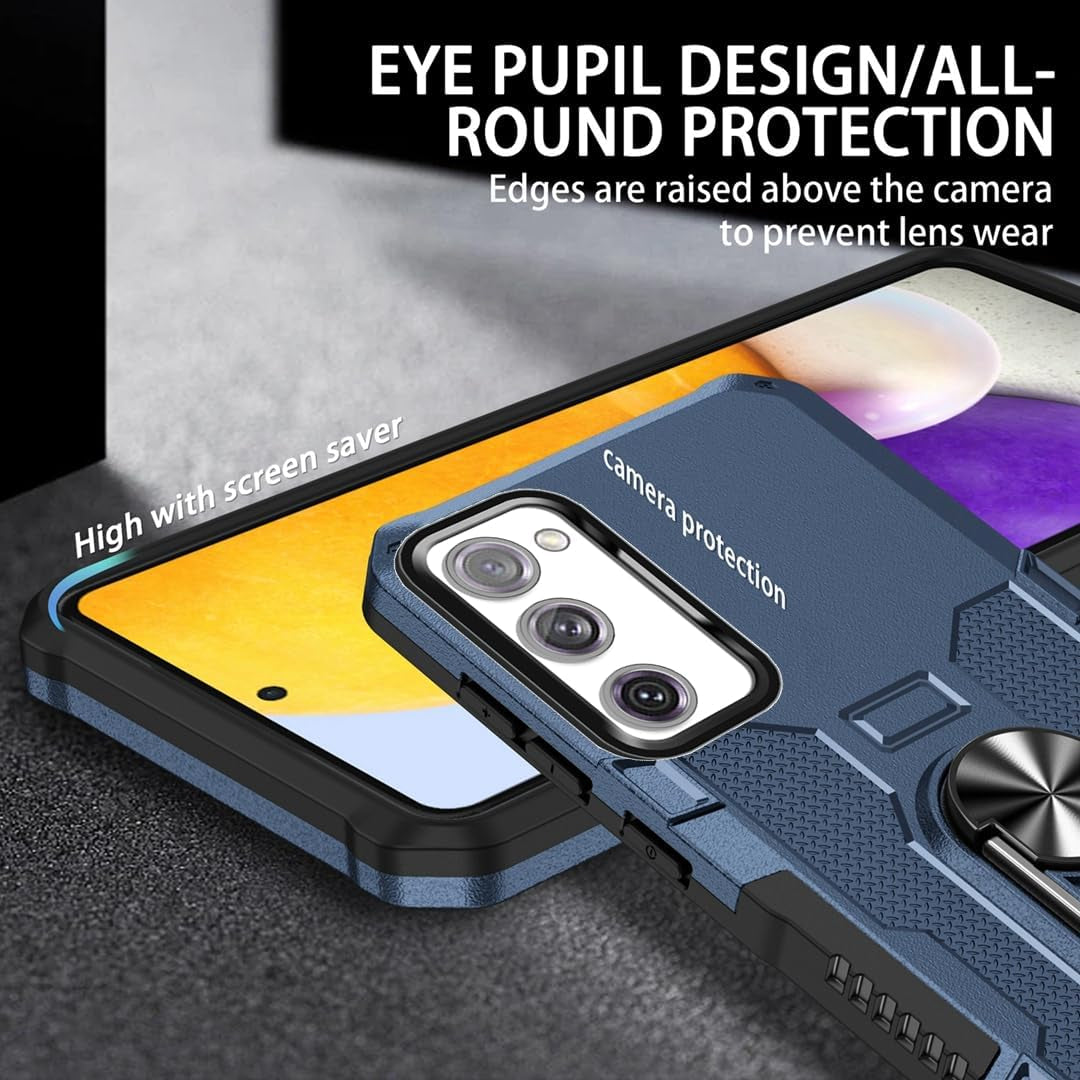 MGSBCXN Armor Case for Samsung Galaxy Note20 5G, Military Grade Shockproof Protection Samsung Galaxy Note 20 Case, Heavy Duty Protection Slim Fit Samsung Note 20 Case with Ring Kickstand, Blue  MGSBCXN   