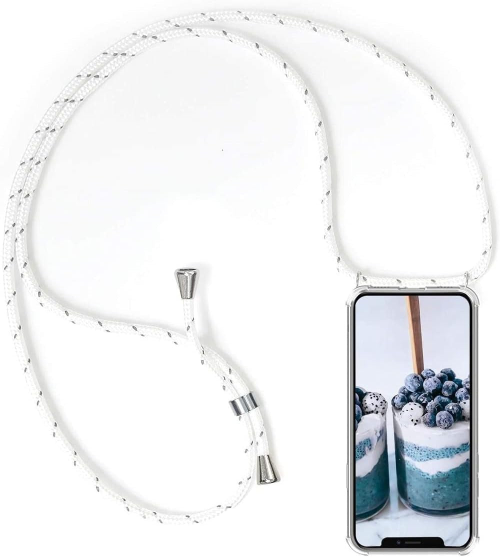 SNCLET Neck Transparent Case for LG V40 Thinq Mobile Phone Cover for LG V40 Thinq Case with Lanyard Neck Strap Phone Holder Shock Absorption Protective Necklace Case for LG V40 Thinq Green  SNCLET White Lg V60 Thinq 5G 