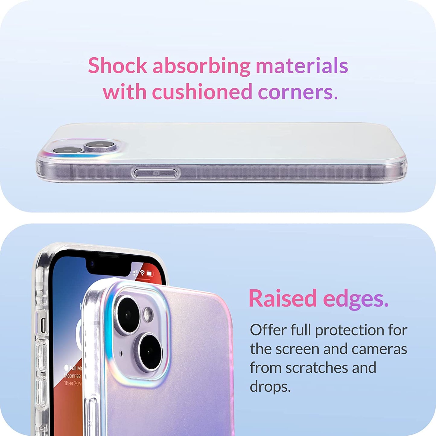 LONLI - (For Iphone 14 - Fluorescent Iridescent Translucent Matte Case - Just in Case Series  LONLI CO., LIMITED   