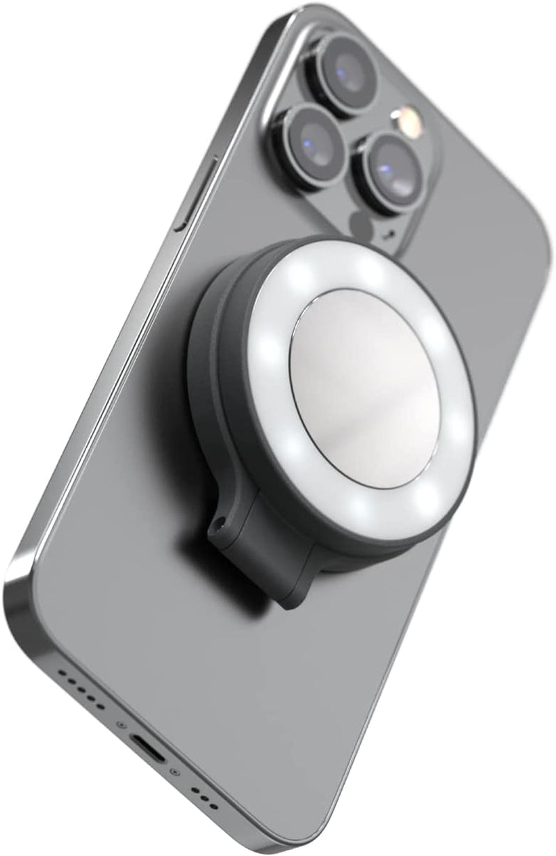 Shiftcam Snappod - Video Selfie Stick and Tripod - Magnetic Mount Snaps on to Any Phone - Tiltable Design | Midnight  ShiftCam Midnight SnapLight 