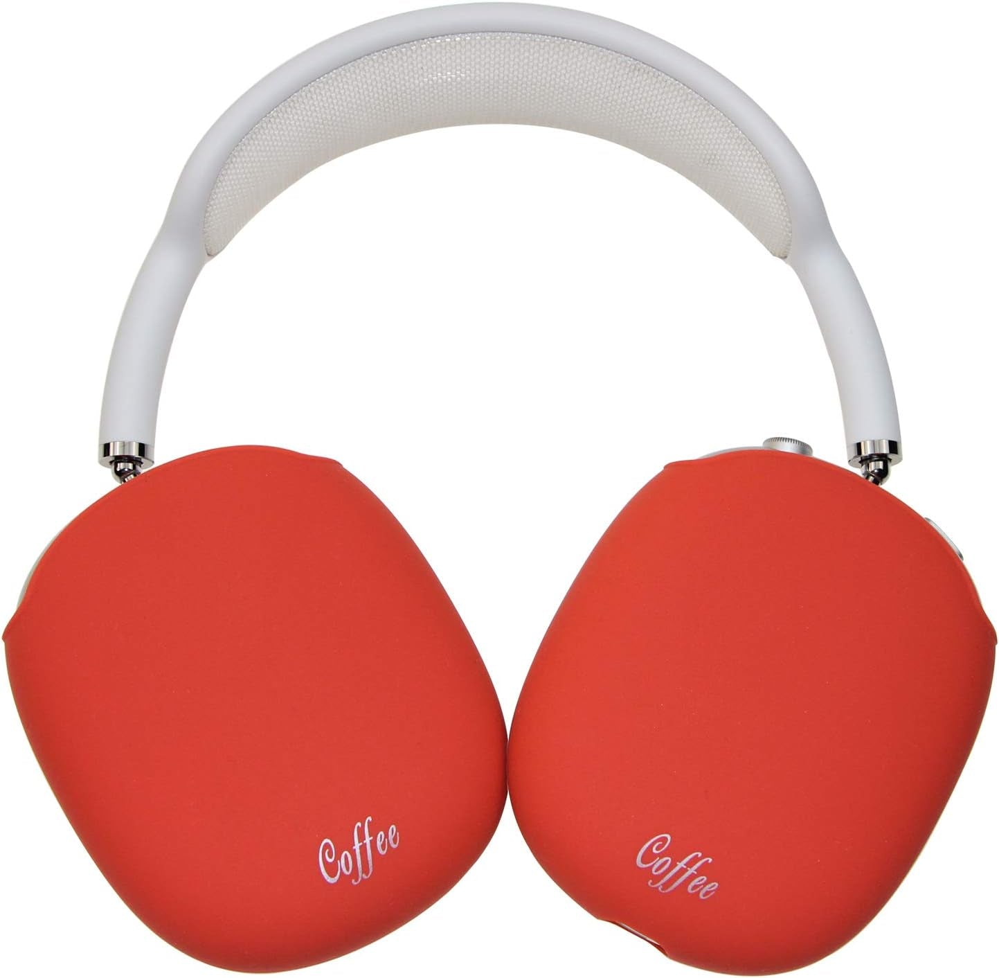 Coffee Compatible with Apple Airpods Max Case Cover Protective Silicone Case for Airpods Max Headphones (Nightglow Blue)  Coffea Red  