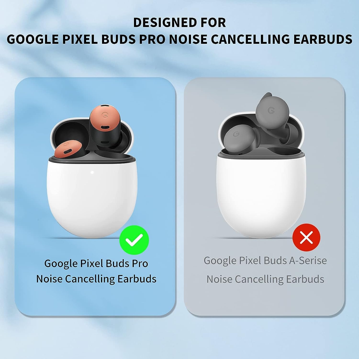 WOFRO Anti-Lost Strap for Google Pixel Buds Pro Earbuds (2022), Sports Soft Silicone Lanyard Accessories Compatible with Google Pixel Buds Pro - Noise Canceling Earbuds Neck Rope Cord (Orange)  WOFRO   