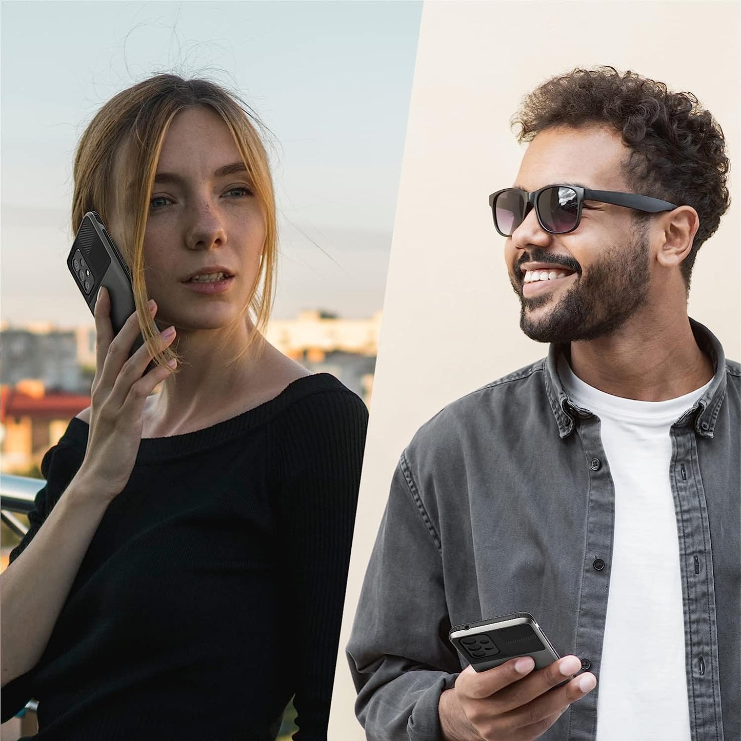 VENA Outcross for Samsung Galaxy A53 5G Case, Military Grade Drop Protection, Dual Layer Shockproof Protective Phone Case - Graphite Gray/Black  Vena   