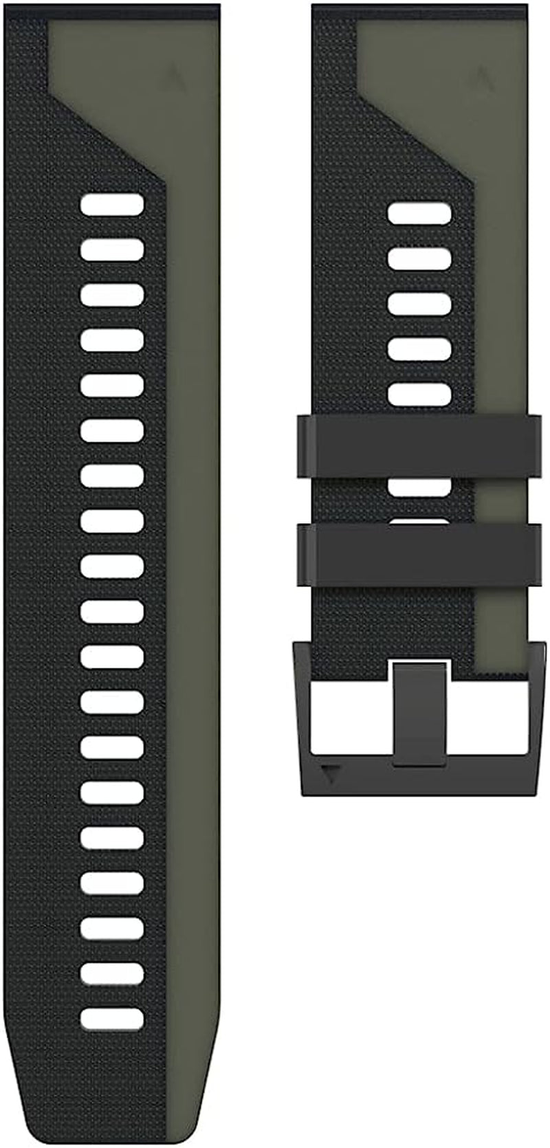 OUTVI 26 22Mm Silicone Strap Quick Release Watch Band for Garmin Fenix 6 6X Pro 5X 5Plus 3 HR S60 935 D2 Enduro Mk2I Easyfit Wristband  OUTVI H 26mm Fenix 5X 5XPlus 