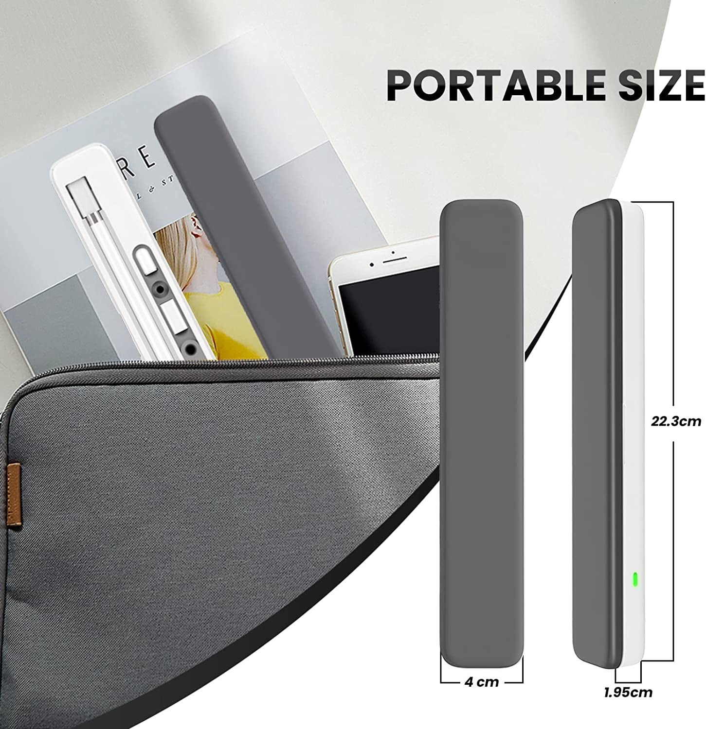 Apple Pencil 1St Generation Case, HAMOPY Wireless Charging Case Compatible with Apple Pencil 1St Generation Only, Magnetic Apple Pencil 1St Gen Charging Carrying Storage Box, Apple Pencil Accessories  HAMOPY   