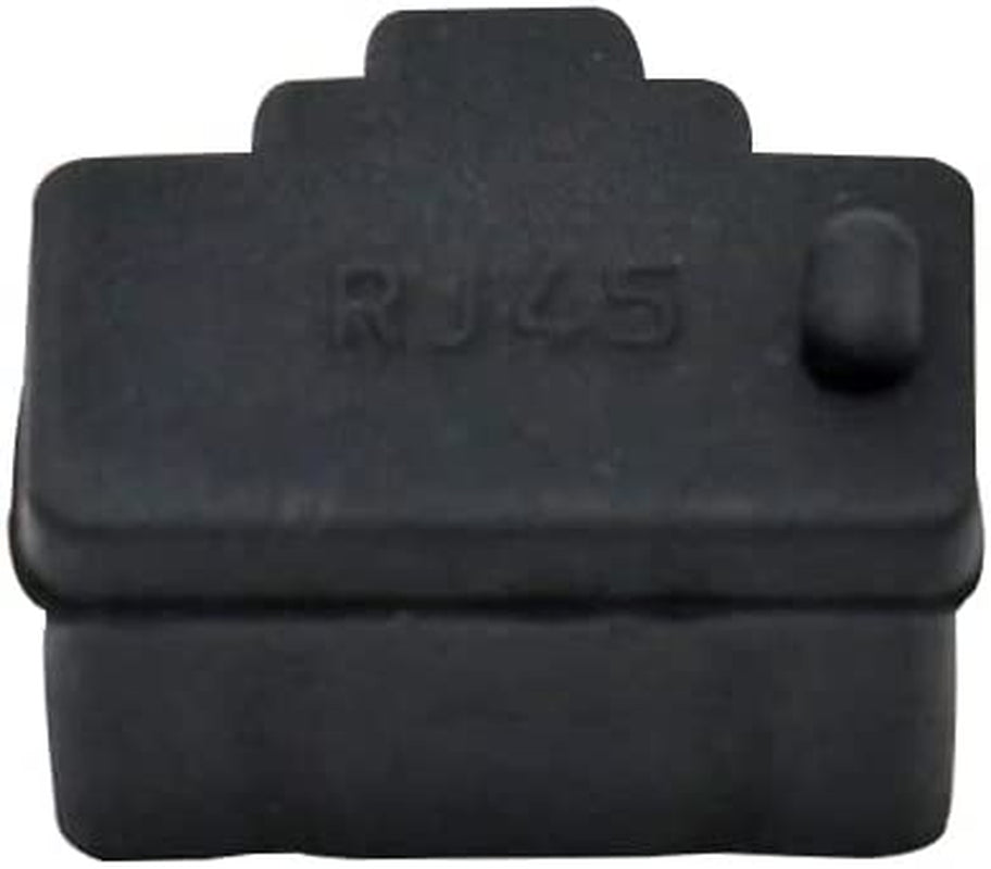 Iexcell 25 Pcs Black Ethernet Hub Port RJ45 anti Dust Cover Cap Protector Plug  iExcell   