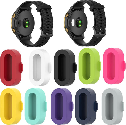 MOTONG Dust Plug for Garmin Venu 2S, 10 Pics Silicone Charger Port Dust Plug Protector Anti-Dust Plugs Caps for Garmin Venu 2/2S/ Fenix 5/ Fenix 6  MOTONG   