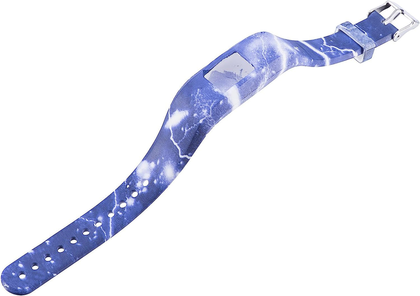 GTHY Compatible with Garmin Vivofit JR/JR 2/Vivofit 3 Bands Repacement,For Kids Boys Girls,Soft Silicone Pattern Adjustable Straps,Wristbands,Watch Band,With Secure Metal Clasp,Lagre&Small  GTHY   