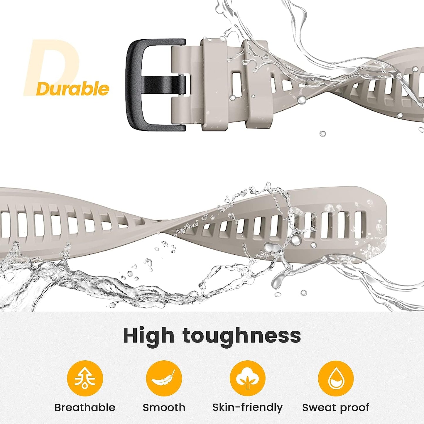 Notocity Band for Garmin Instinct Garmin Instinct 2 Wristband 22Mm Soft Silicone Replacement Watch Strap Compatible with Instinct 2 Solar/Tactical  NotoCity   