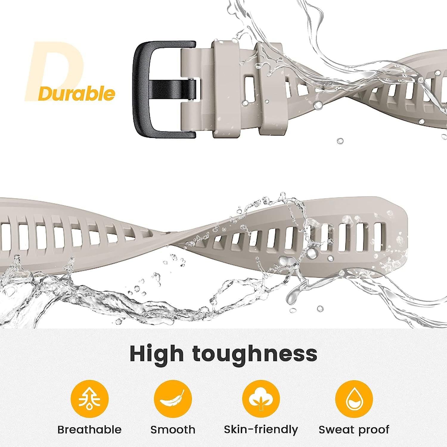 Notocity Band for Garmin Instinct Garmin Instinct 2 Wristband 22Mm Soft Silicone Replacement Watch Strap Compatible with Instinct 2 Solar/Tactical  NotoCity   