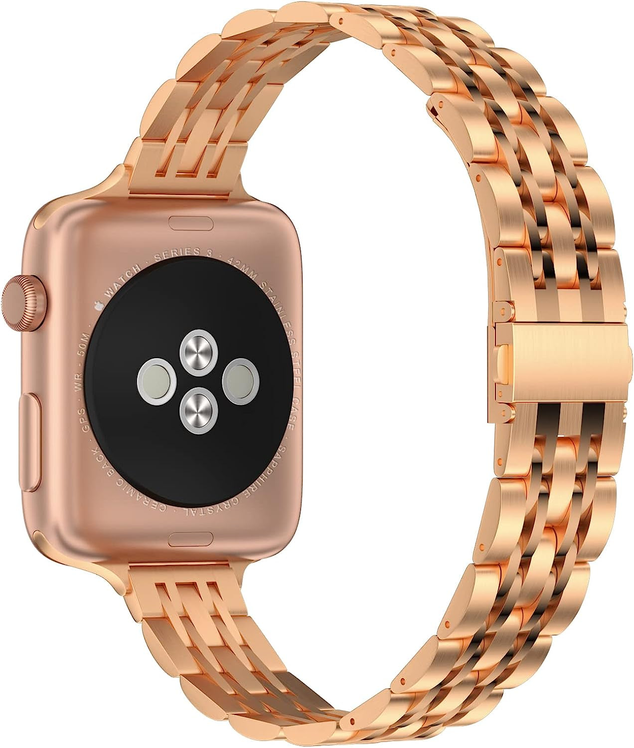 CINORS Metal Band Compatible with Apple Iwatch 38Mm 40Mm 42Mm 44Mm Women Replacement Stainless Steel Bands for Series 5 4 3 2 1  CINORS   