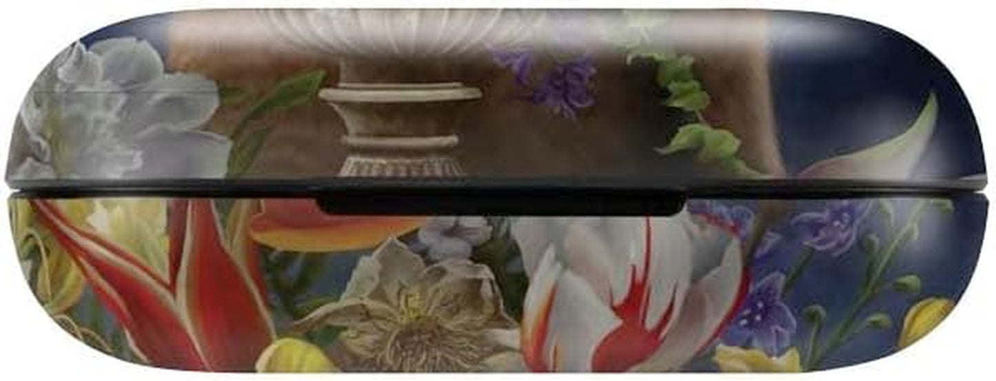 Skinit Decal Skin Compatible with Echo Buds - Officially Licensed Nene Thomas Tabby Cat with Flowers by Nene Thomas Design  Skinit   